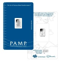 1 Gram Palladium Bars