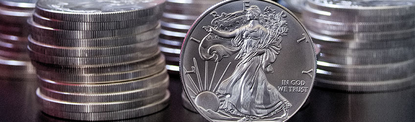 1 Oz Silver American Eagles at Money Metals Exchange