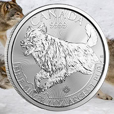 2018 Silver Predator Coins - Wolf
