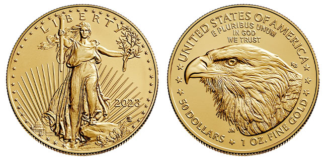 Gold American Eagle Coin - 1 oz