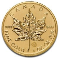 Gold Maple Leaf Coins (1 Oz)
