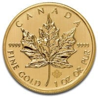 Gold Maple Leaf Coins (1 Oz)