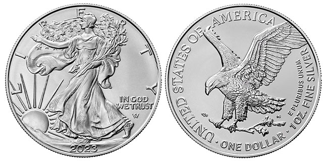 Silver American Eagle Coin - 1oz