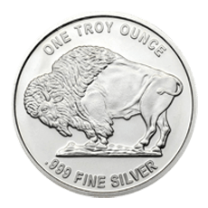 1 Oz Silver Buffalo Rounds