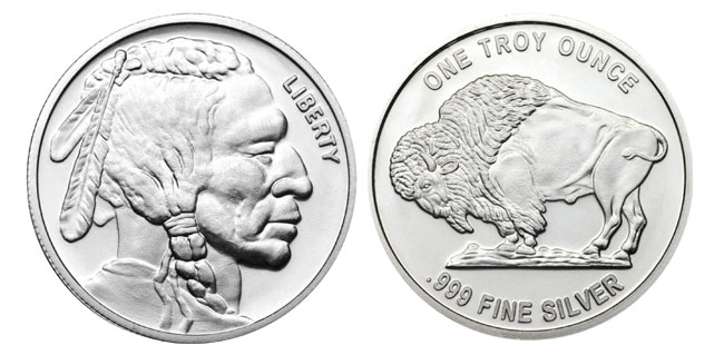 Silver Buffalo Rounds - 1 oz