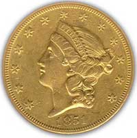 19th century Liberty gold coin