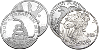 Pure silver coins