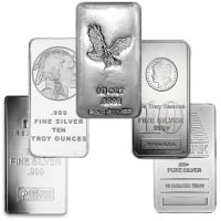 10 oz Silver Bullion Bars