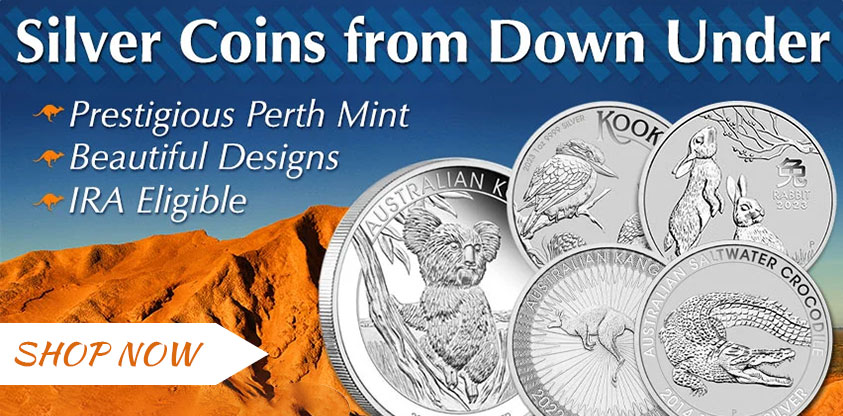 Silver Coins from Down Under: Prestigious Perth Mint, Beautiful Designs, IRA Eligible. Shop Now