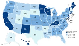 2024 Sound Money Index Map