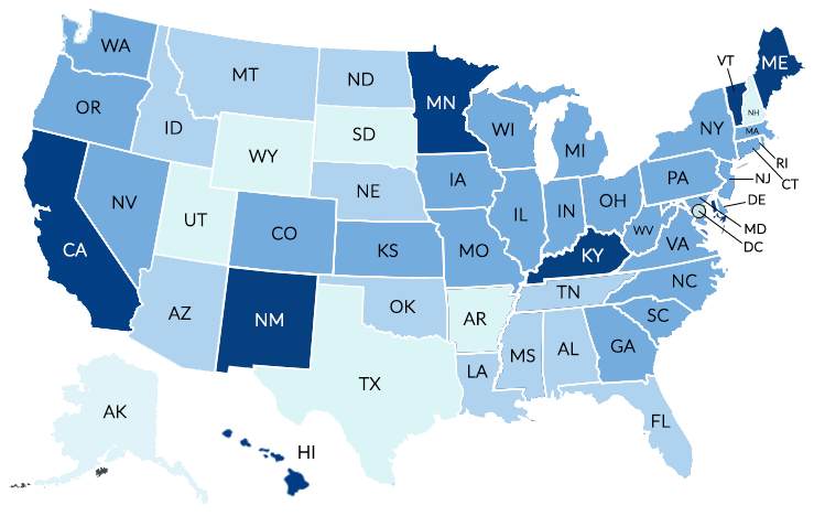 2025 Sound Money Index USA Map