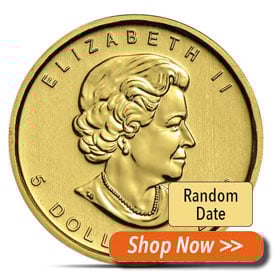 1/10th Ounce Gold Maple - Shop Now!