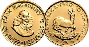 South African 2 Rand Gold Coins (.2354-oz AGW)