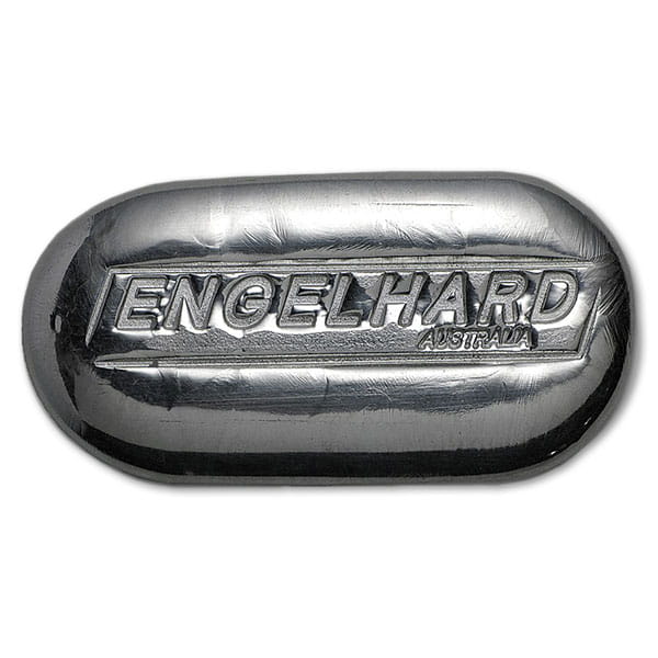 Engelhard Australia Cast-Poured Silver Bar - 2 Troy Ounce