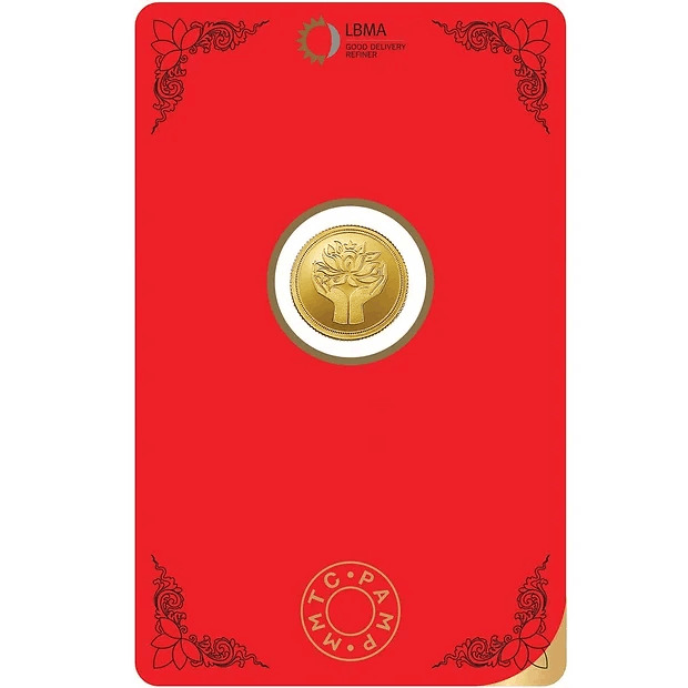 PAMP MMTC Lotus 2 gram Gold Round
