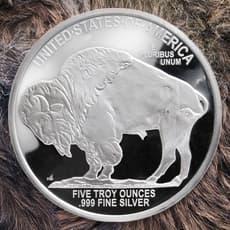5oz Buffalo Silver Rounds