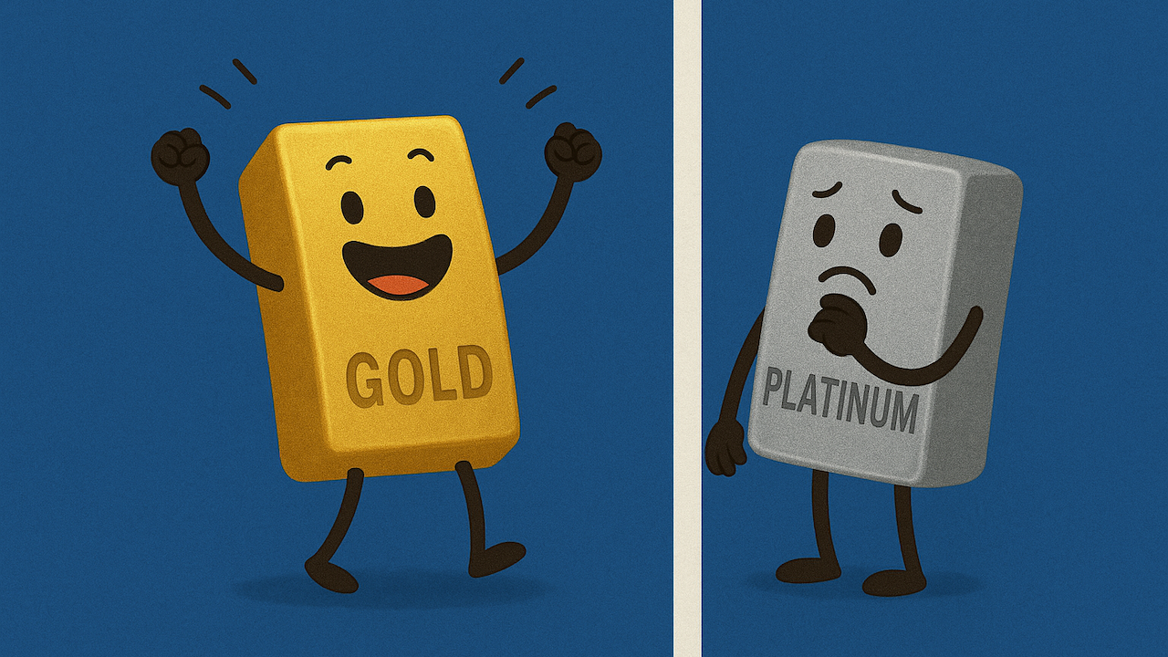 As Gold Breaks Out Why Is Platinum Watching From the Sidelines?
