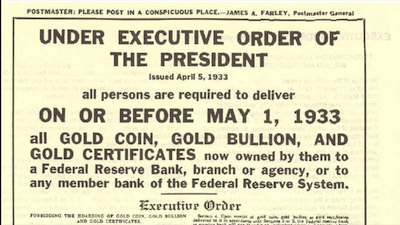 Did FDR Really Confiscate Everybody's Gold?