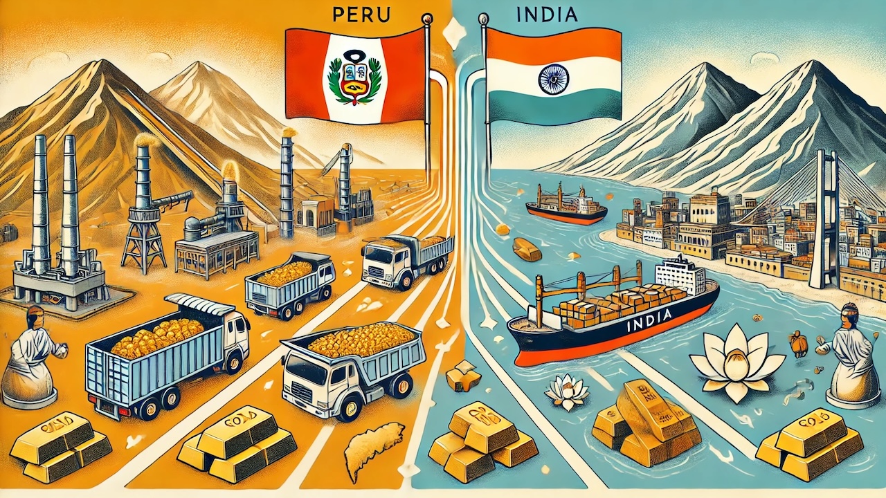 Peruvian Gold Exports to India Poised to Set a Record