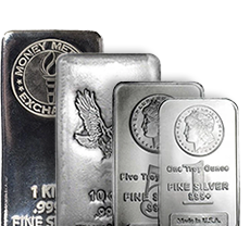 Buy Silver bars from Money Metals Exchange