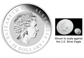 Australian Kangaroo silver coin