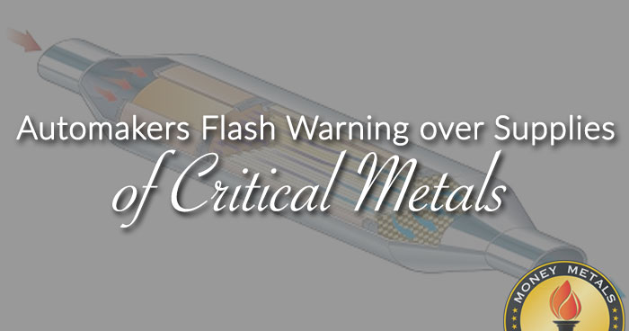 Automakers Flash Warning over Supplies of Critical Metals