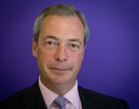 UK Independence leader Nigel Farage