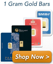 1 Gram Gold Bars | Shop Now >
