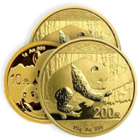Buy Gold Chinese Pandas