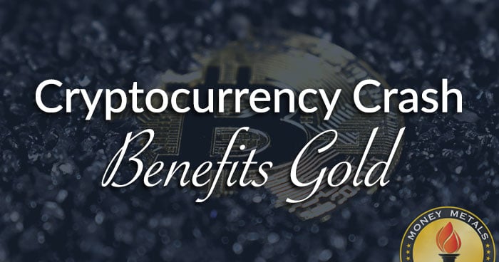 Cryptocurrency Crash Benefits Gold