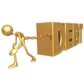 Tied to debt