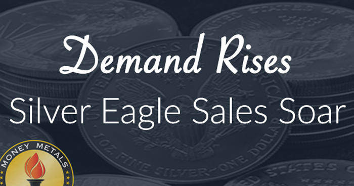 Demand Rises, Silver Eagle Sales Soar