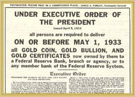 Executive Order 6102 - FDR