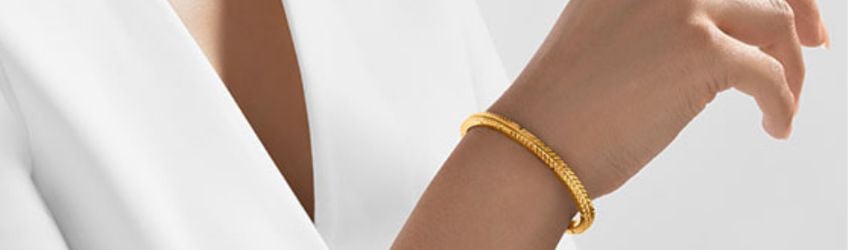 Shop gold bangles on Money Metals that blend elegance and financial appeal. Perfect for collectors and investors seeking high-quality, lasting jewelry.