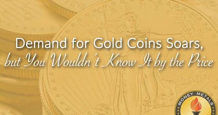 Demand for Gold Coins Soars, but You Wouldn’t Know It by the Price