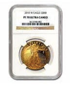 Proof American gold eagles