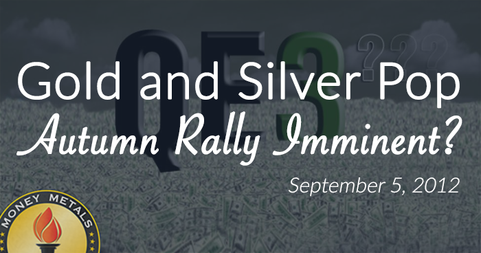 Gold and Silver Pop;  Autumn Rally Imminent?