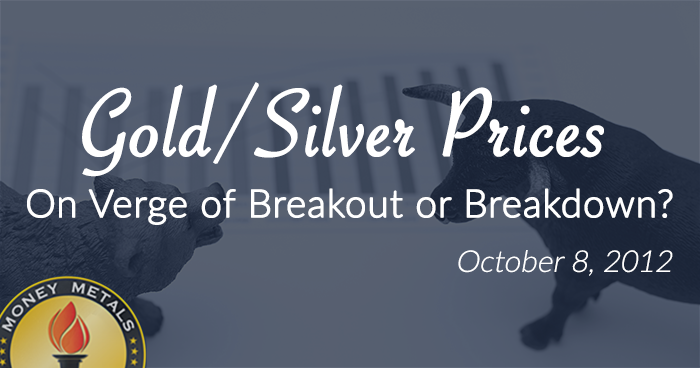 Gold/Silver Prices:  On Verge of Breakout or Breakdown?