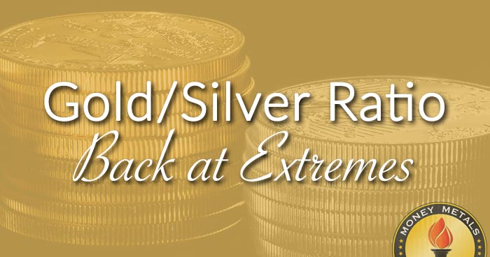 Gold/Silver Ratio Back at Extremes