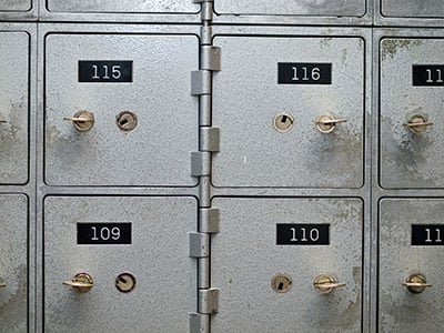 Safe-Deposit Boxes for gold and silver storage