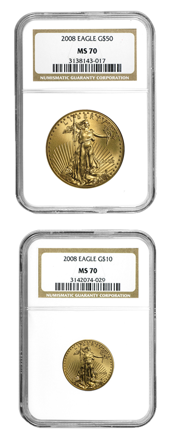 Graded Gold Eagles, Old Style Reverse