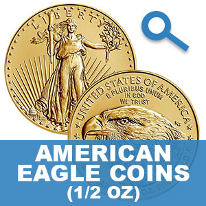 American Gold Eagle 1/2 Ounce Coins