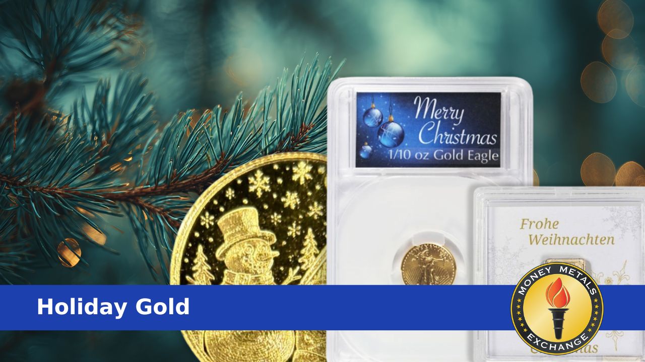 Holiday Gold Bullion - Buy Festive Coins, Bars, & Rounds Now - Money Metals