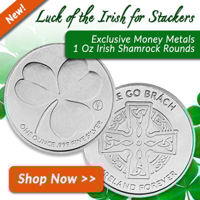 New 1 Oz Shamrock Rounds