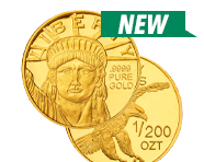 1/200 Oz Gold Lady Libertys (New) | Shop Now 