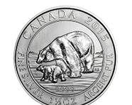 1/4 Oz Silver RCM Polar Bear (2015) | Shop Now 