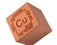 1 Pound Element Copper Cube | Shop Now 