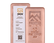 10 Oz Copper Bars (Frontier Mint) | Shop Now 