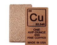 1 Oz Copper Bars (Element) | Shop Now 