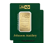 1 Oz Gold Bar (Johnson Matthey) | Shop Now >
